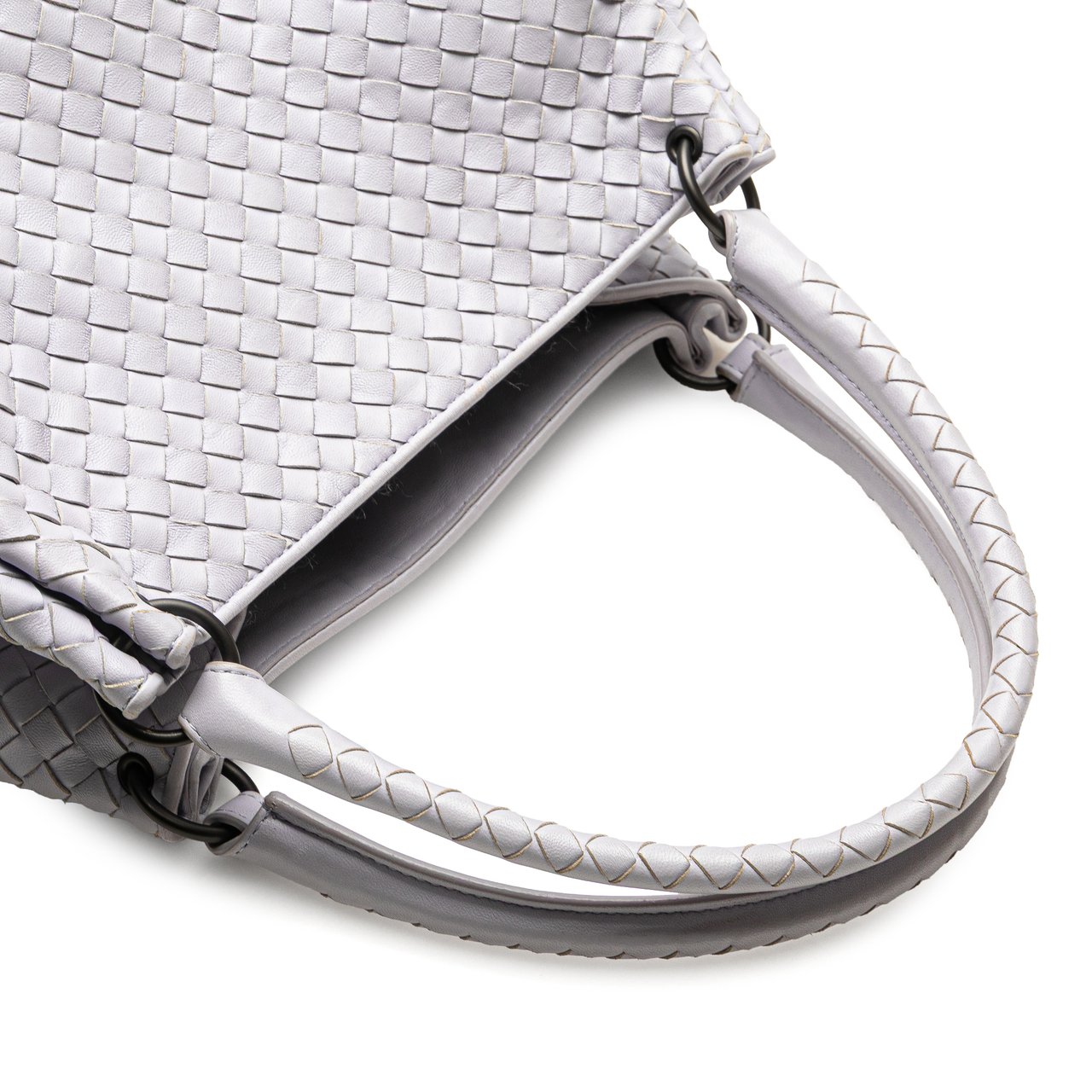 Bottega Veneta Nappa Intrecciato Parachute Tote Paars