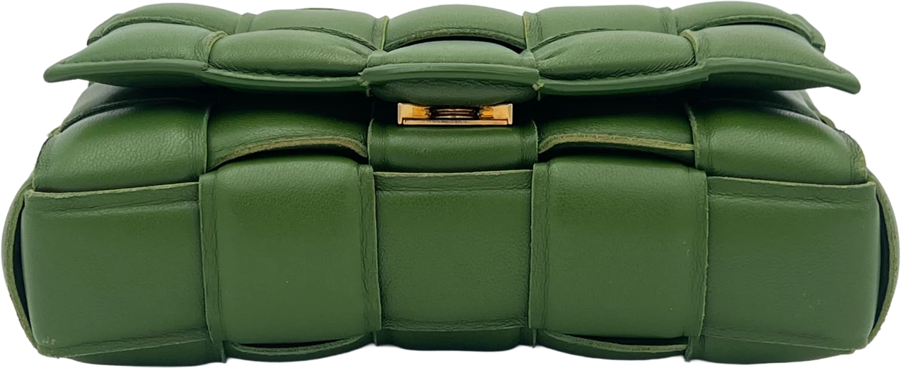 Bottega Veneta Bottega Veneta Mini Padded Cassette - Avocado Groen