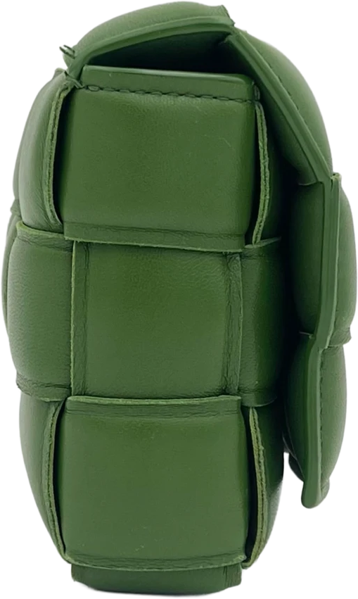 Bottega Veneta Bottega Veneta Mini Padded Cassette - Avocado Groen