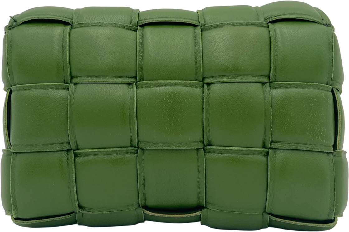 Bottega Veneta Bottega Veneta Mini Padded Cassette - Avocado Groen