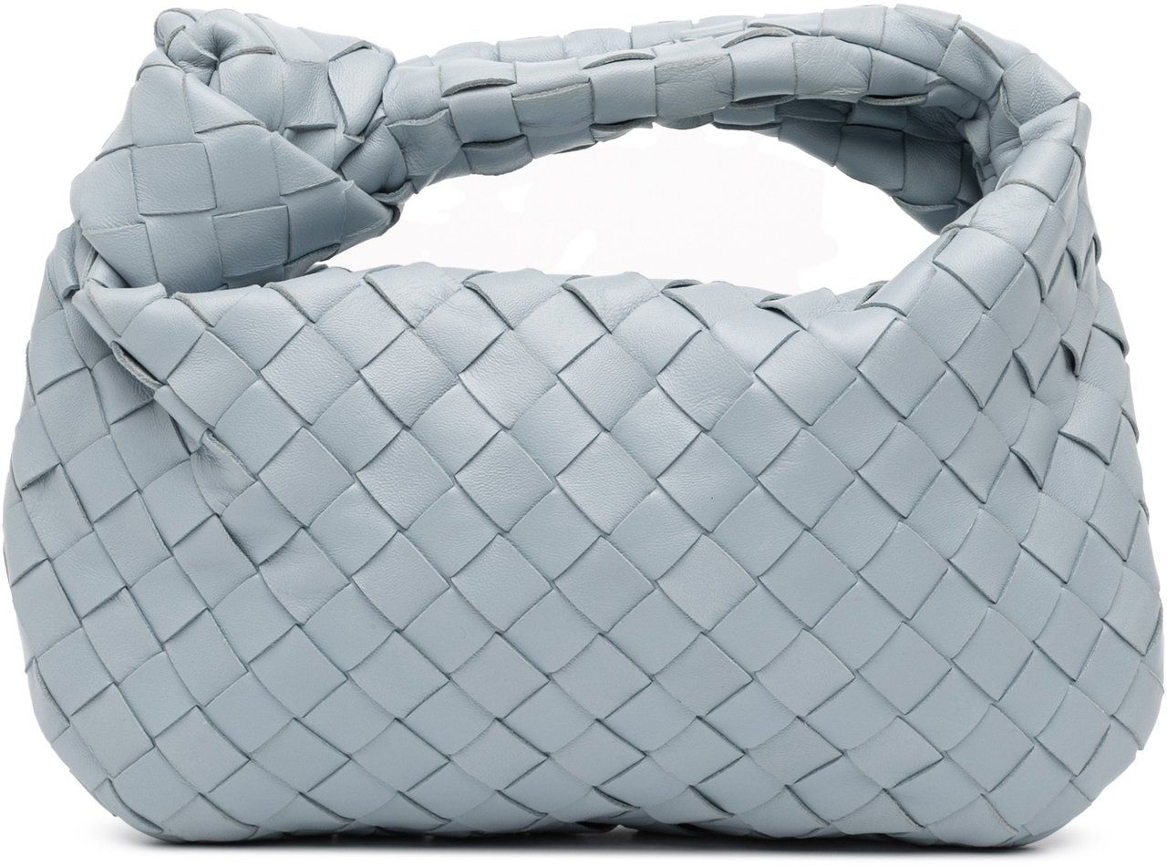 Bottega Veneta Mini Nappa Intrecciato Jodie Blauw