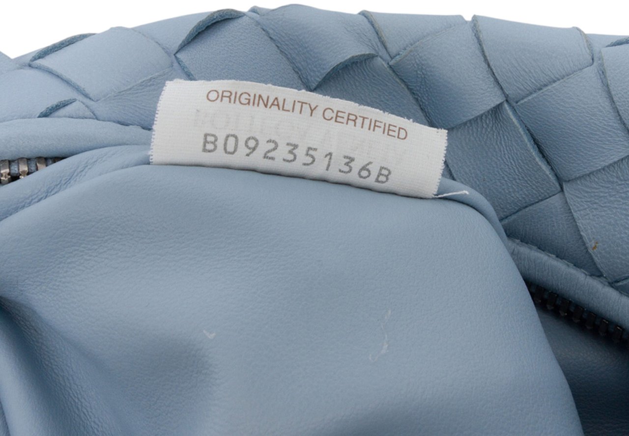Bottega Veneta Mini Nappa Intrecciato Jodie Blauw