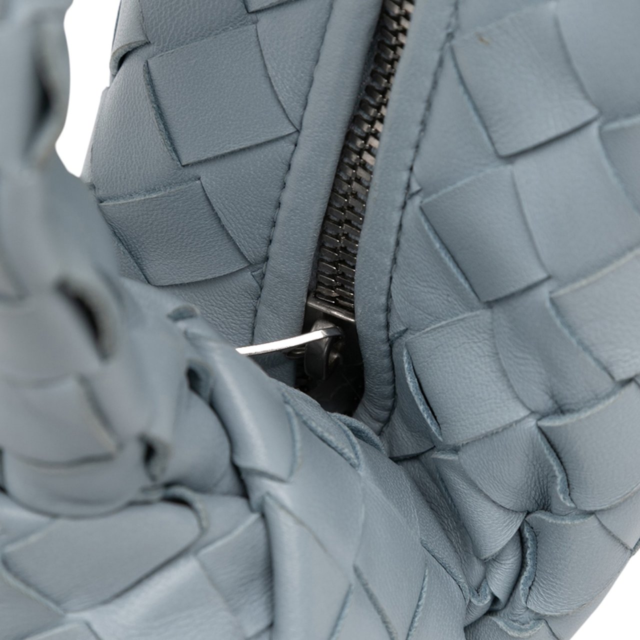 Bottega Veneta Mini Nappa Intrecciato Jodie Blauw