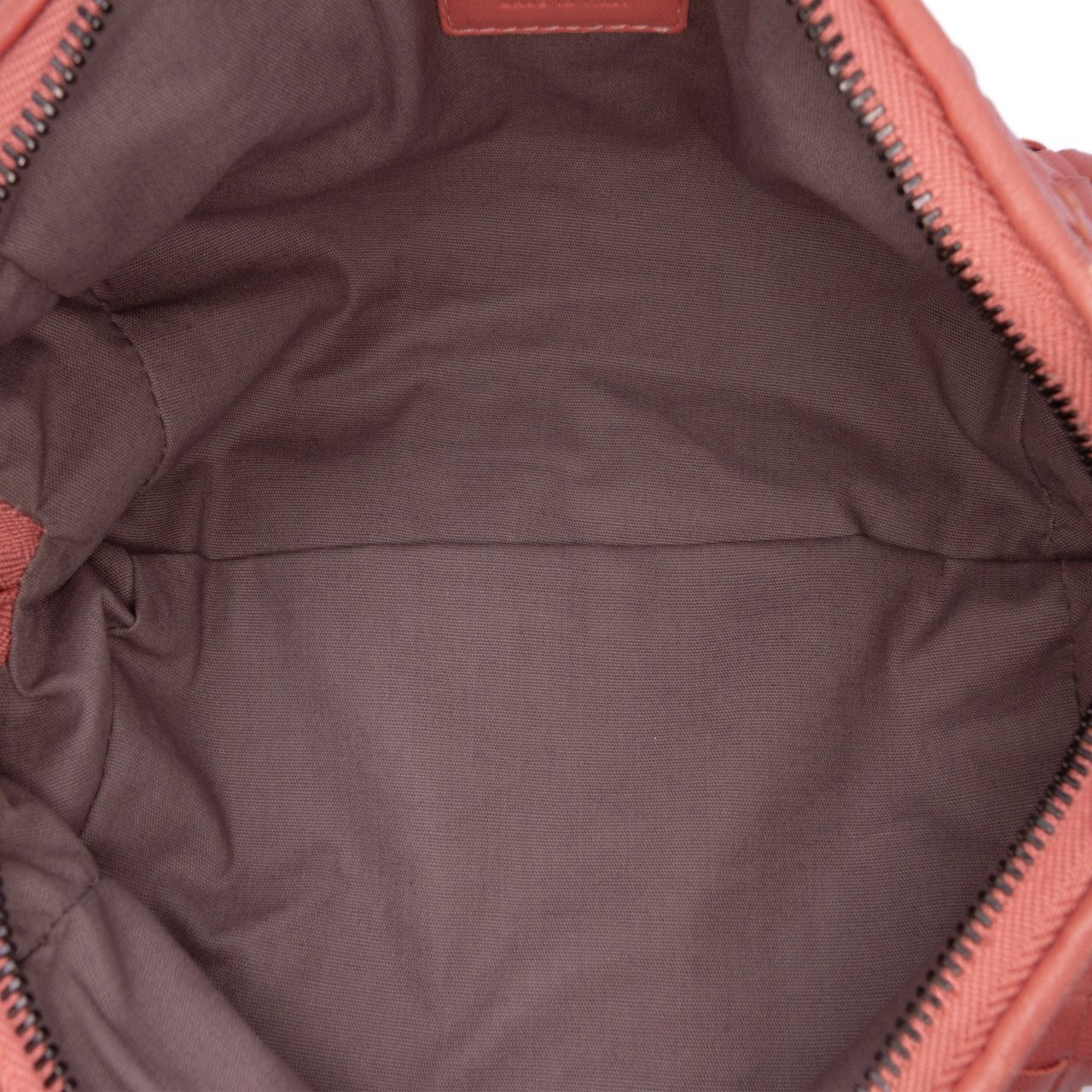 Bottega Veneta Nappa Intrecciato Pouch Rood