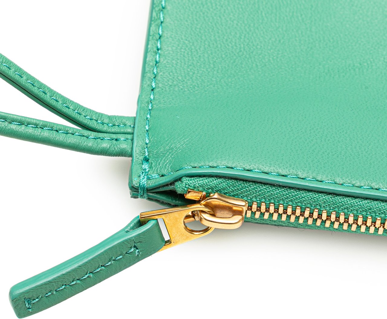 Bottega Veneta Candy Lambskin Intreccio Arco Tote Groen