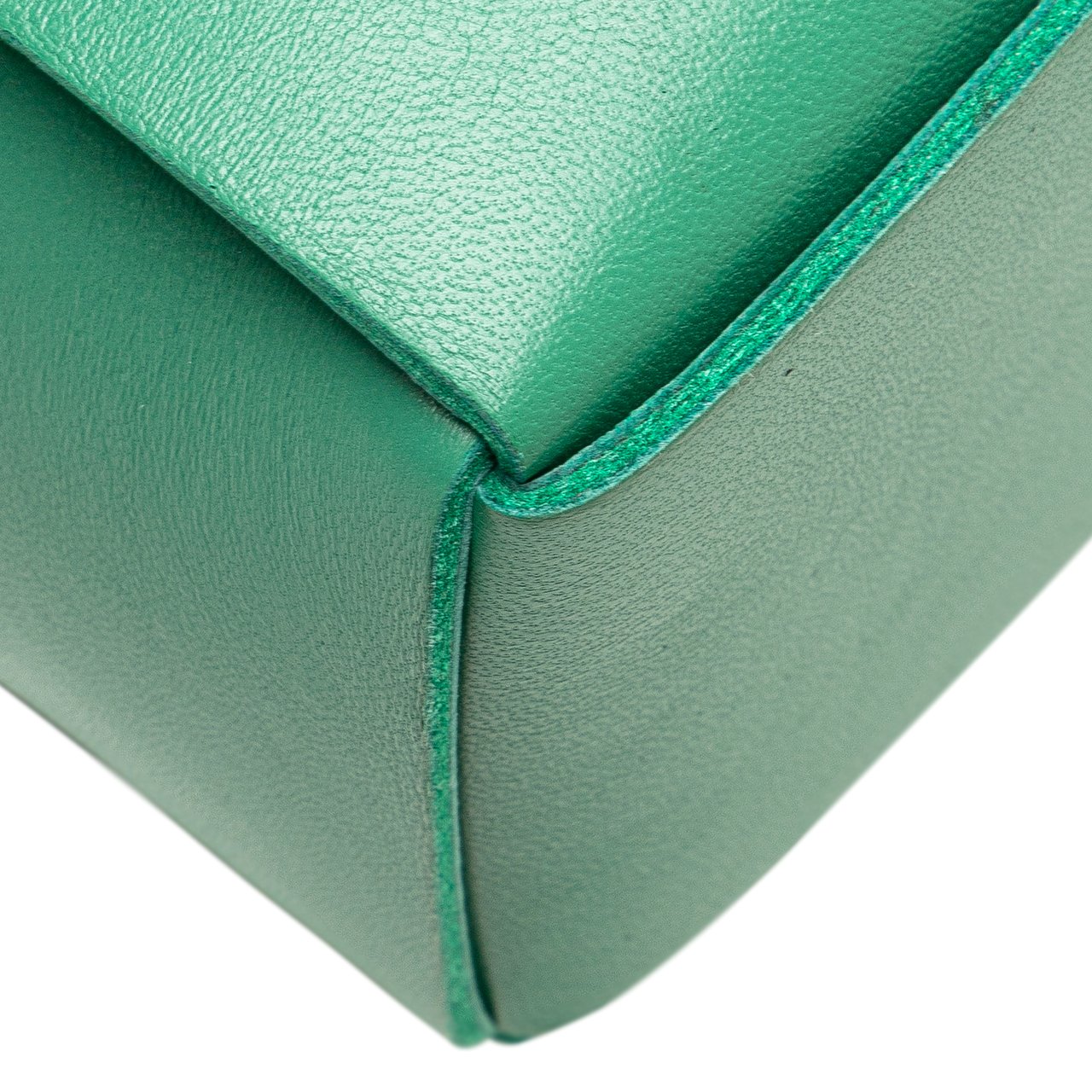 Bottega Veneta Candy Lambskin Intreccio Arco Tote Groen