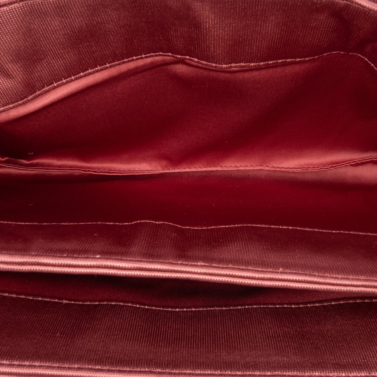 Bottega Veneta Canvas Intrecciato Buckle Flap Handbag Roze