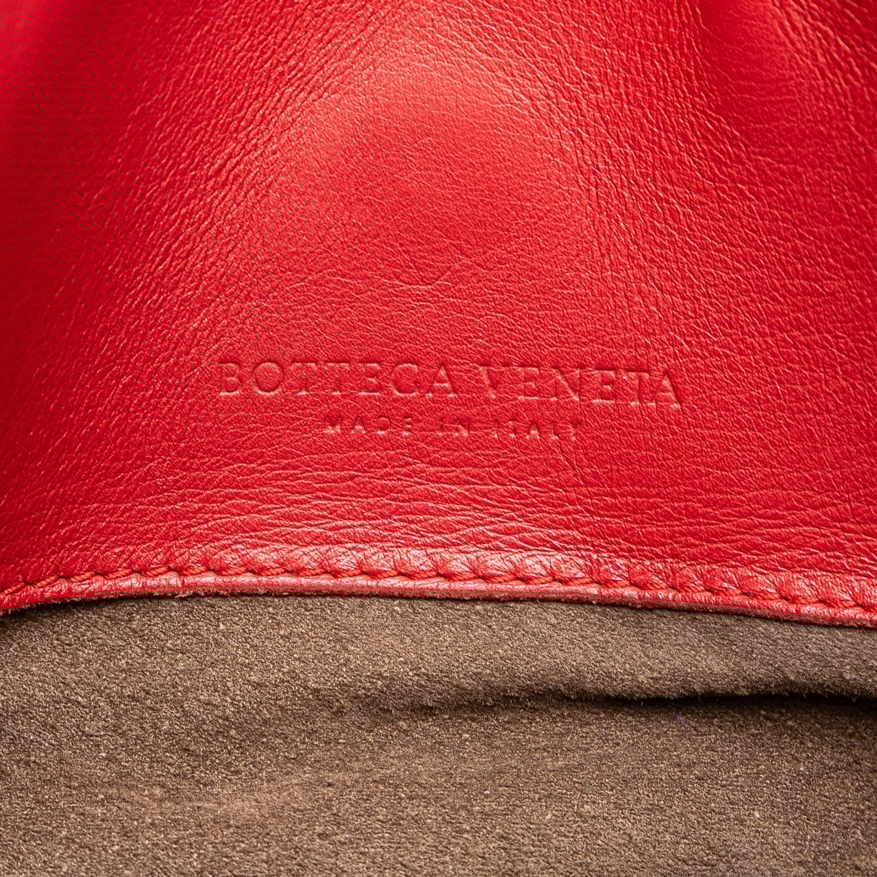 Bottega Veneta Medium Nappa Intrecciato Roma Tote Rood