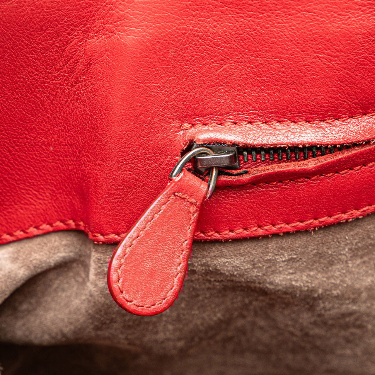 Bottega Veneta Medium Nappa Intrecciato Roma Tote Rood