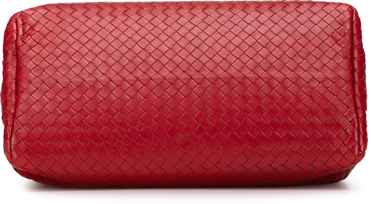 Bottega Veneta Medium Nappa Intrecciato Roma Tote Rood