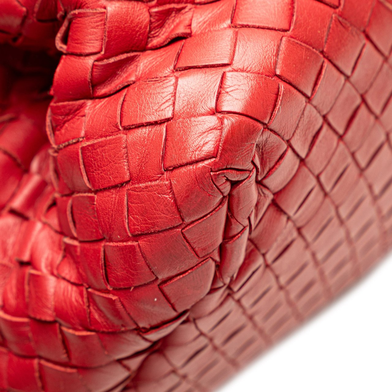 Bottega Veneta Medium Nappa Intrecciato Roma Tote Rood