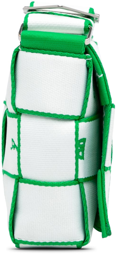 Bottega Veneta Canvas Intrecciato Webbing Cassette Crossbody Wit