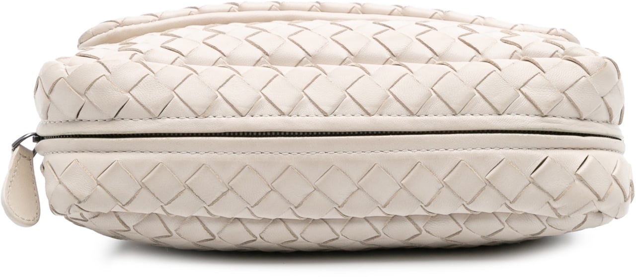 Bottega Veneta Mini Nappa Intrecciato Expandable Chain Flap Crossbody Wit