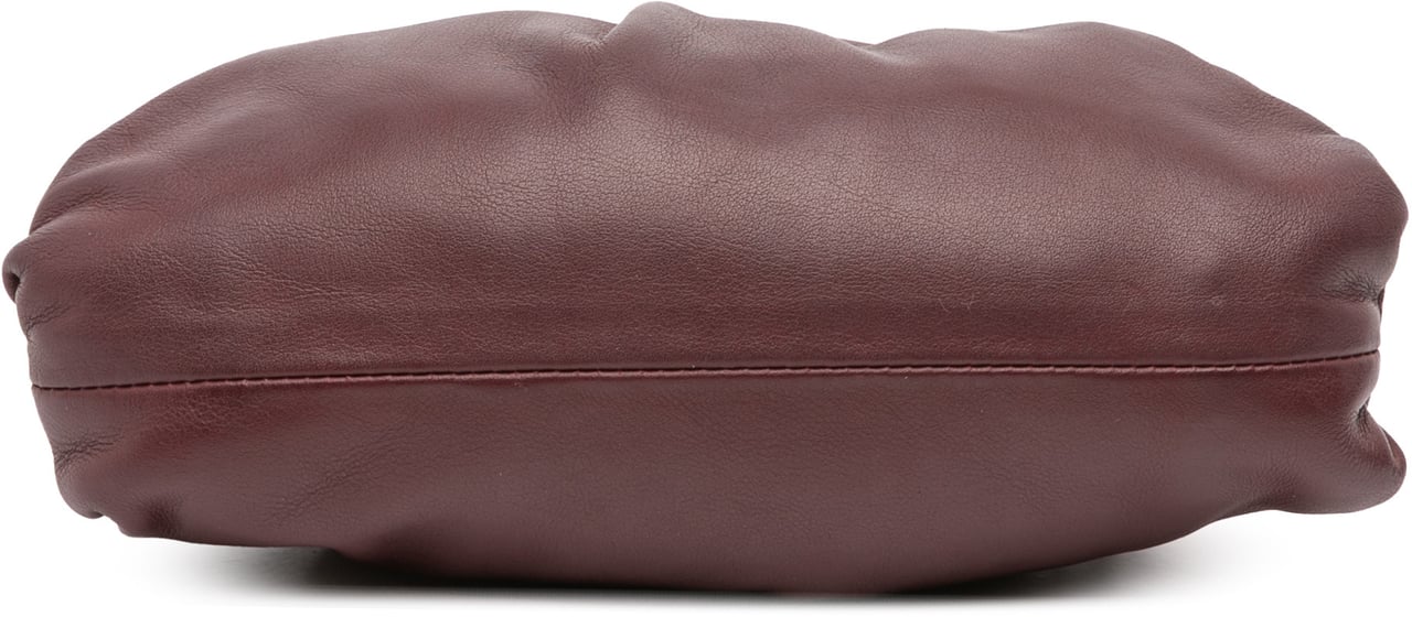 Bottega Veneta Lambskin The Mini Pouch Crossbody Rood