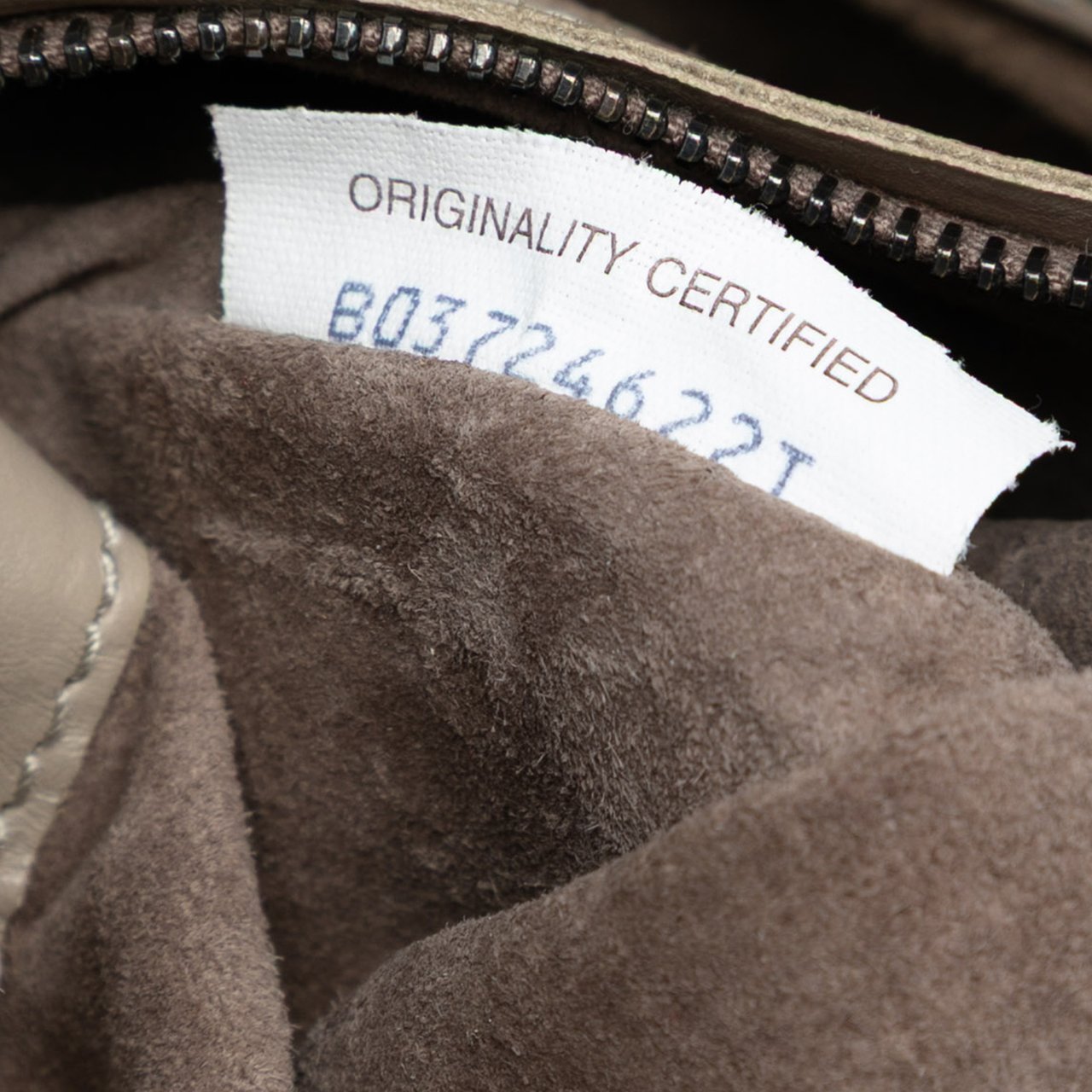 Bottega Veneta Small Nappa Intrecciato Roma Satchel Grijs