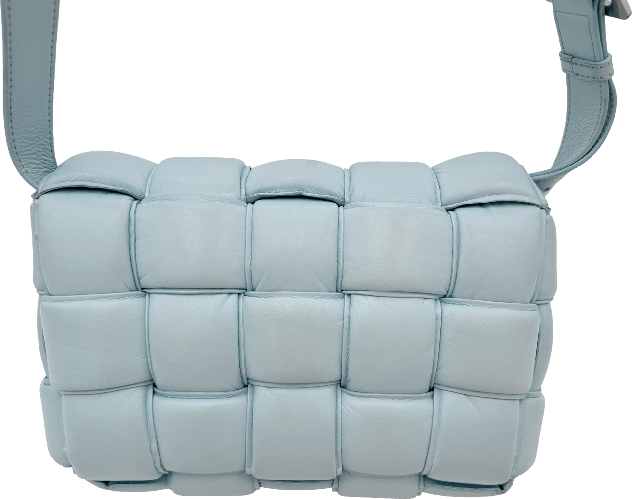 Bottega Veneta Bottega Veneta Padded Cassette - Light Blue Blauw