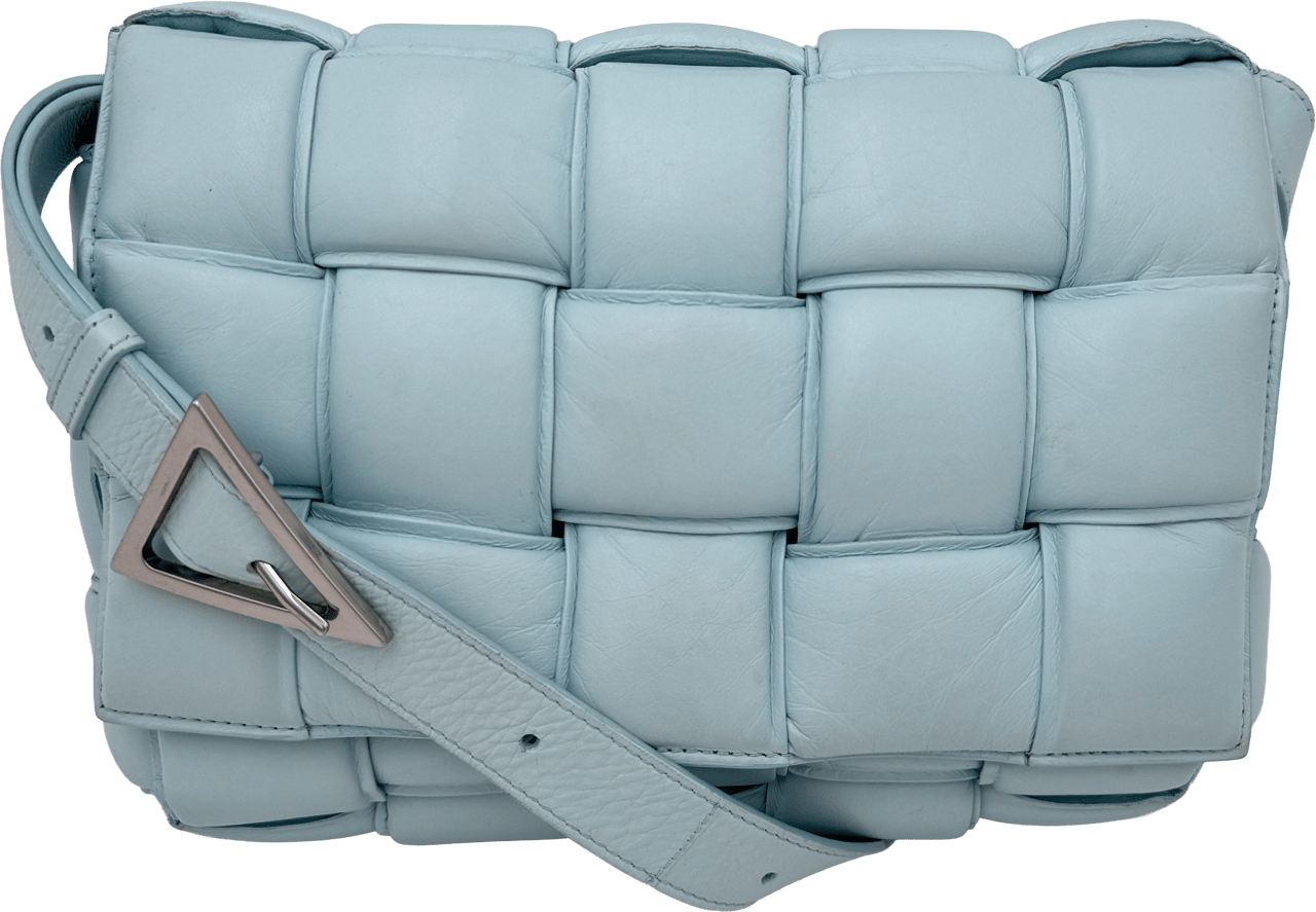 Bottega Veneta Bottega Veneta Padded Cassette - Light Blue Blauw