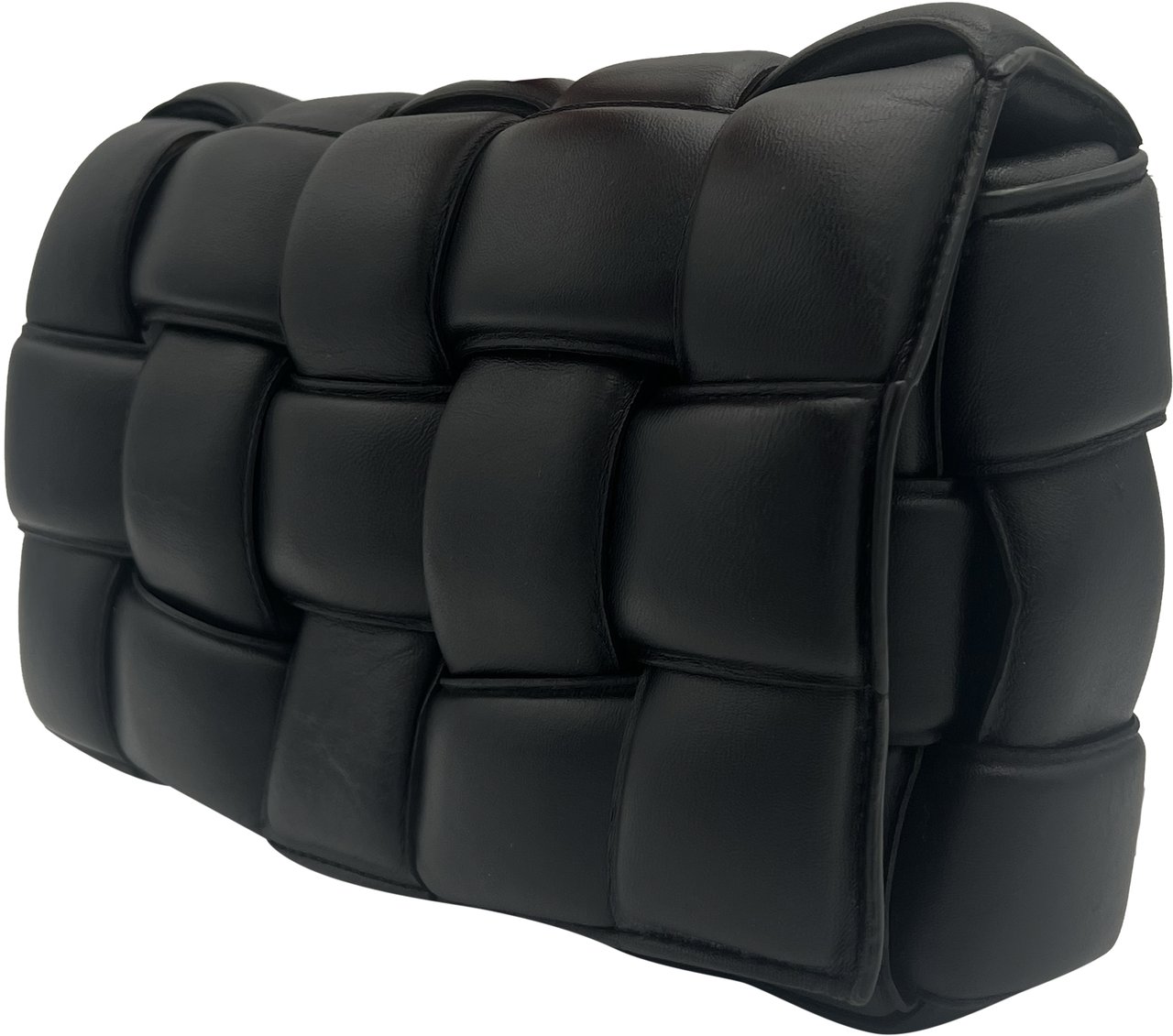 Bottega Veneta Bottega Veneta Padded Cassette - Black Zwart