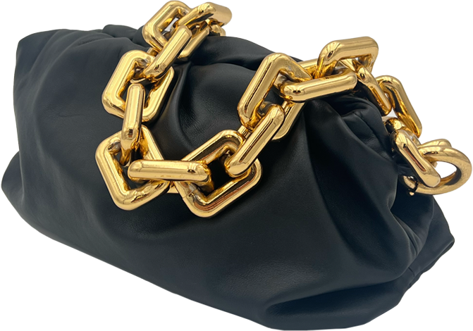 Bottega Veneta Bottega Veneta Pouch Chain - Black Zwart