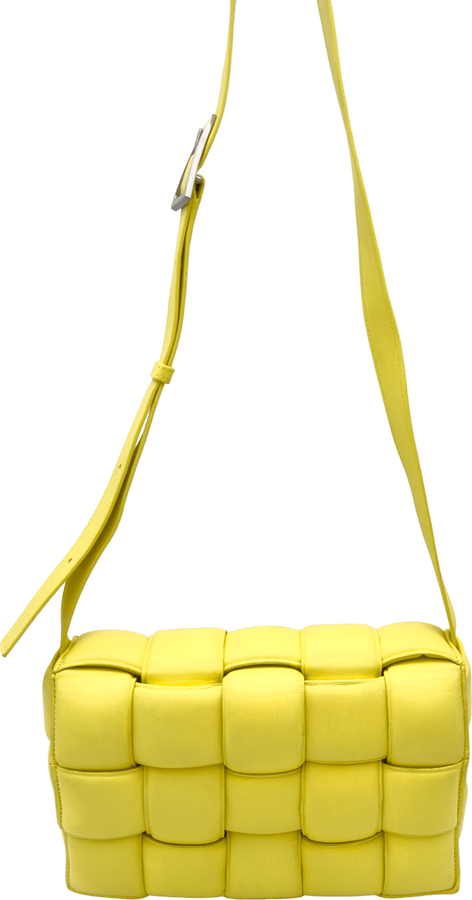 Bottega Veneta Bottega Veneta Padded Cassette - Light Yellow Geel