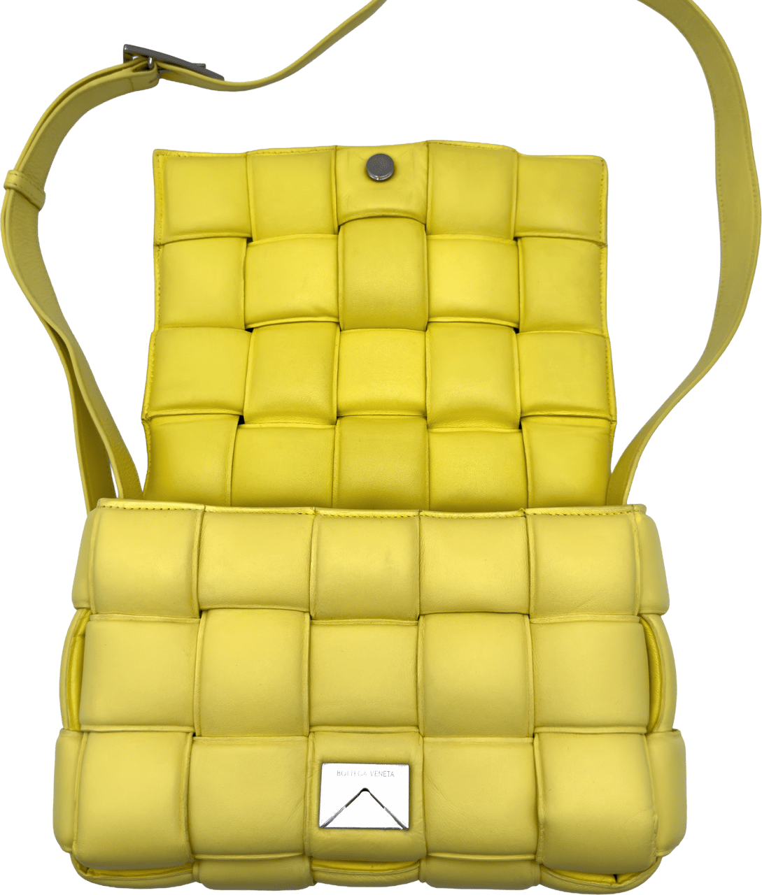 Bottega Veneta Bottega Veneta Padded Cassette - Light Yellow Geel