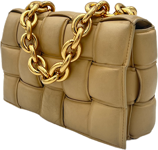 Bottega Veneta Bottega Veneta Padded Cassette Chain - Porridge Beige