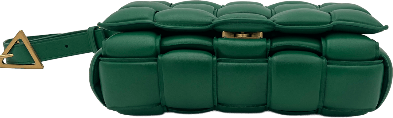 Bottega Veneta Bottega Veneta Padded Cassette - Racing Green Groen
