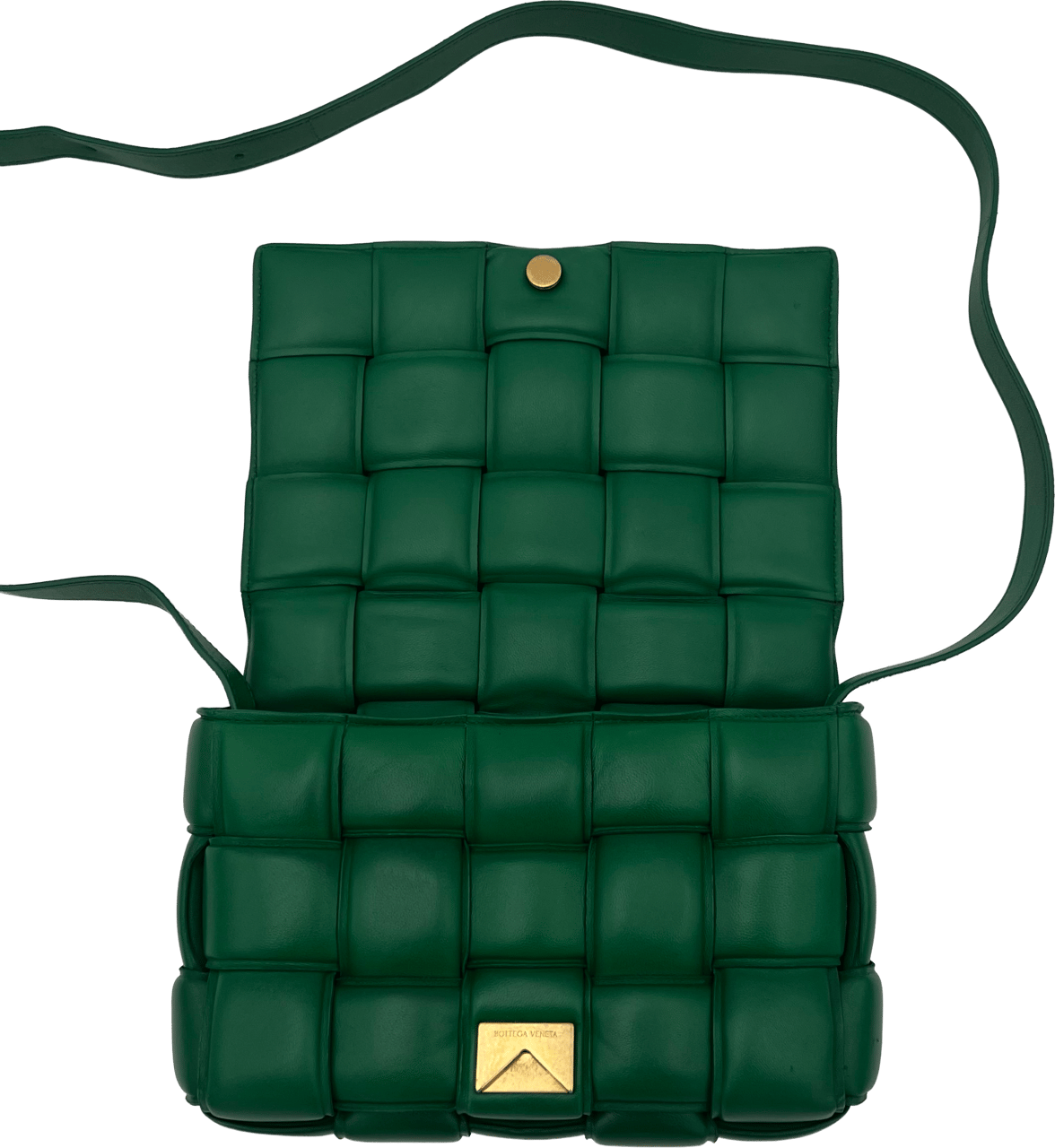 Bottega Veneta Bottega Veneta Padded Cassette - Racing Green Groen