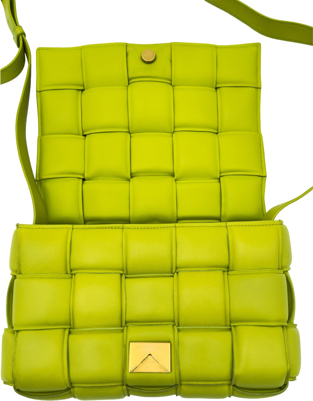 Bottega Veneta Padded Cassette - Kiwi Groen