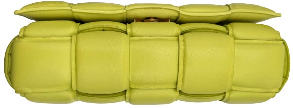 Bottega Veneta Padded Cassette Chain - Lemongrass Groen