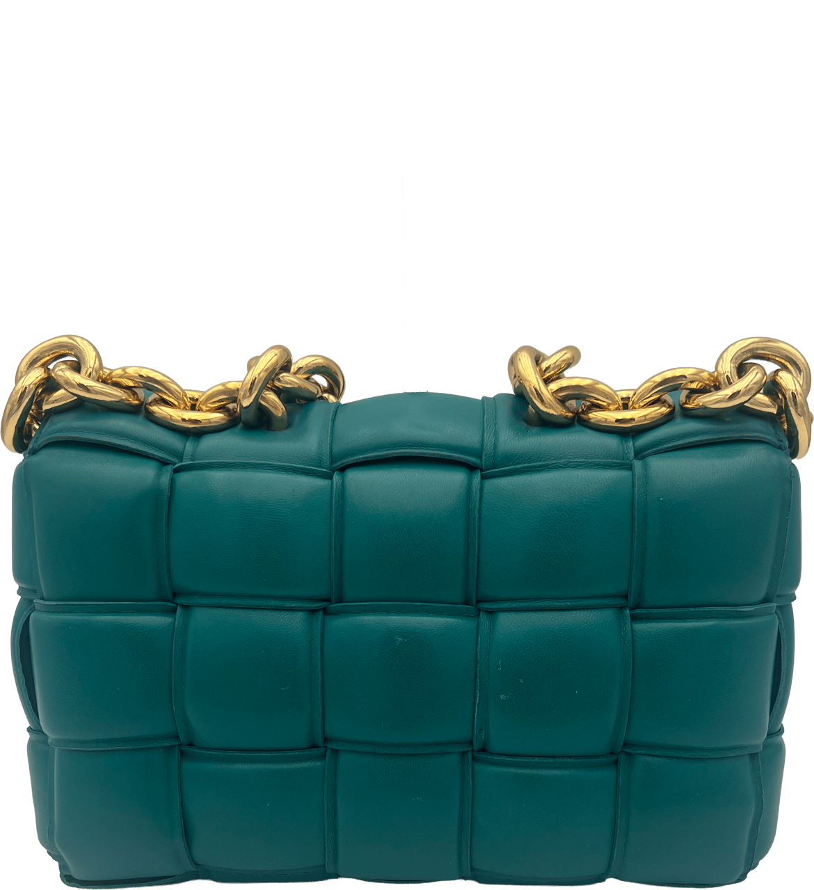 Bottega Veneta Bottega Veneta Padded Cassette Chain - Bluegreen Groen