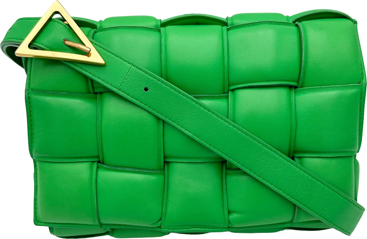 Bottega Veneta Bottega Veneta Padded Cassette - Grass Groen