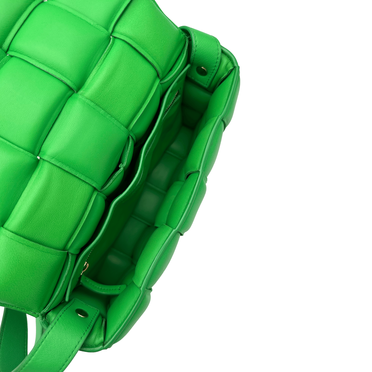 Bottega Veneta Bottega Veneta Padded Cassette - Grass Groen