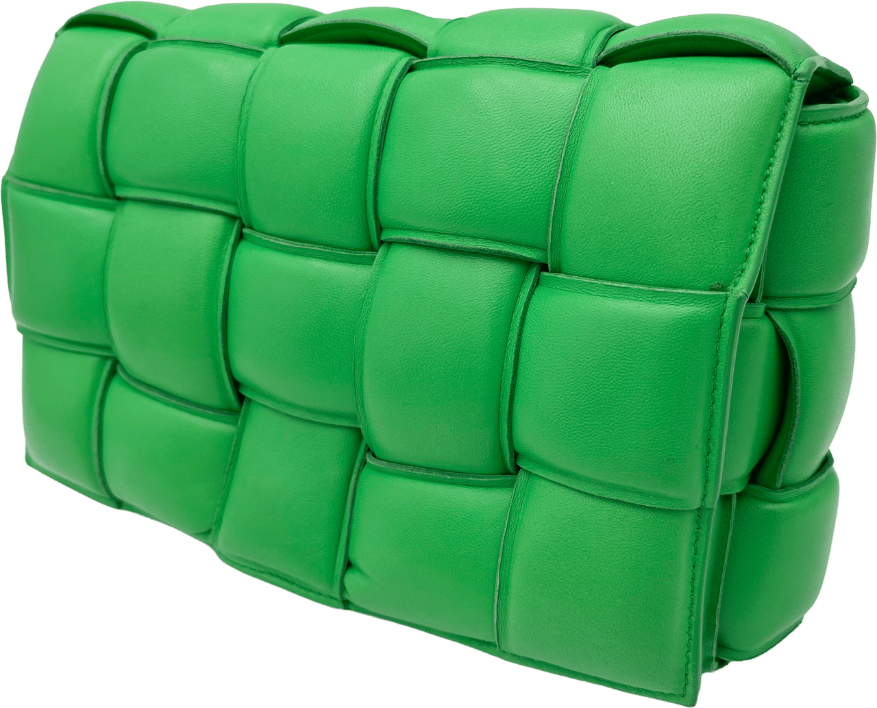 Bottega Veneta Bottega Veneta Padded Cassette - Grass Groen