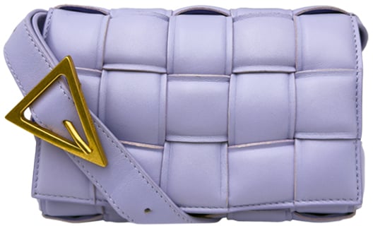 Bottega Veneta Mini Padded Cassette - Amethyst Paars