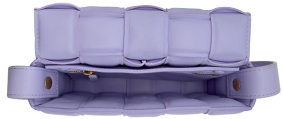 Bottega Veneta Mini Padded Cassette - Amethyst Paars