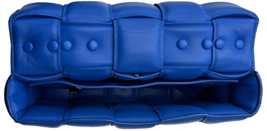 Bottega Veneta Bottega Veneta Padded Cassette Chain - Cobalt Blue Blauw