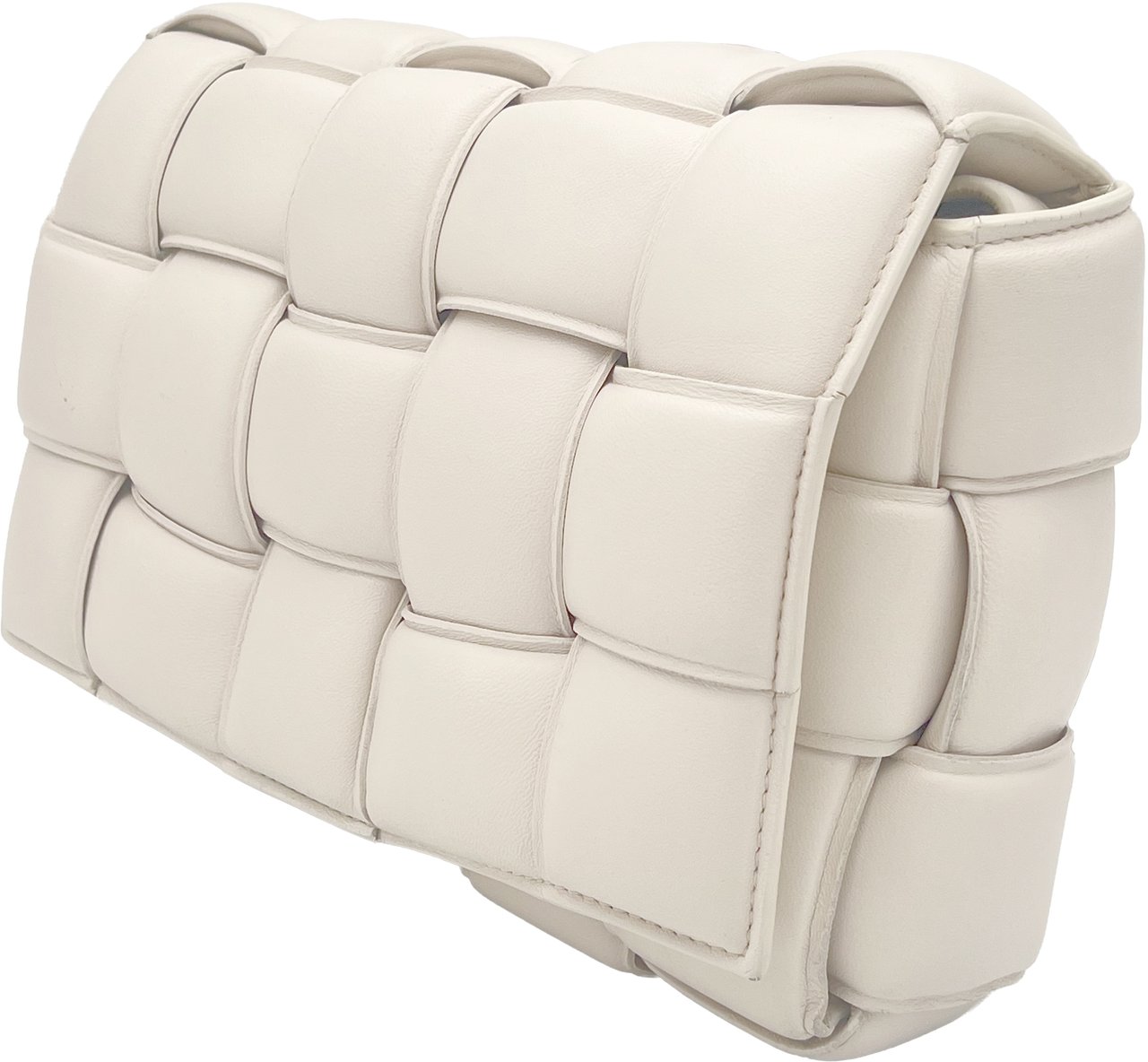 Bottega Veneta Bottega Veneta Padded Cassette - Off-White Wit
