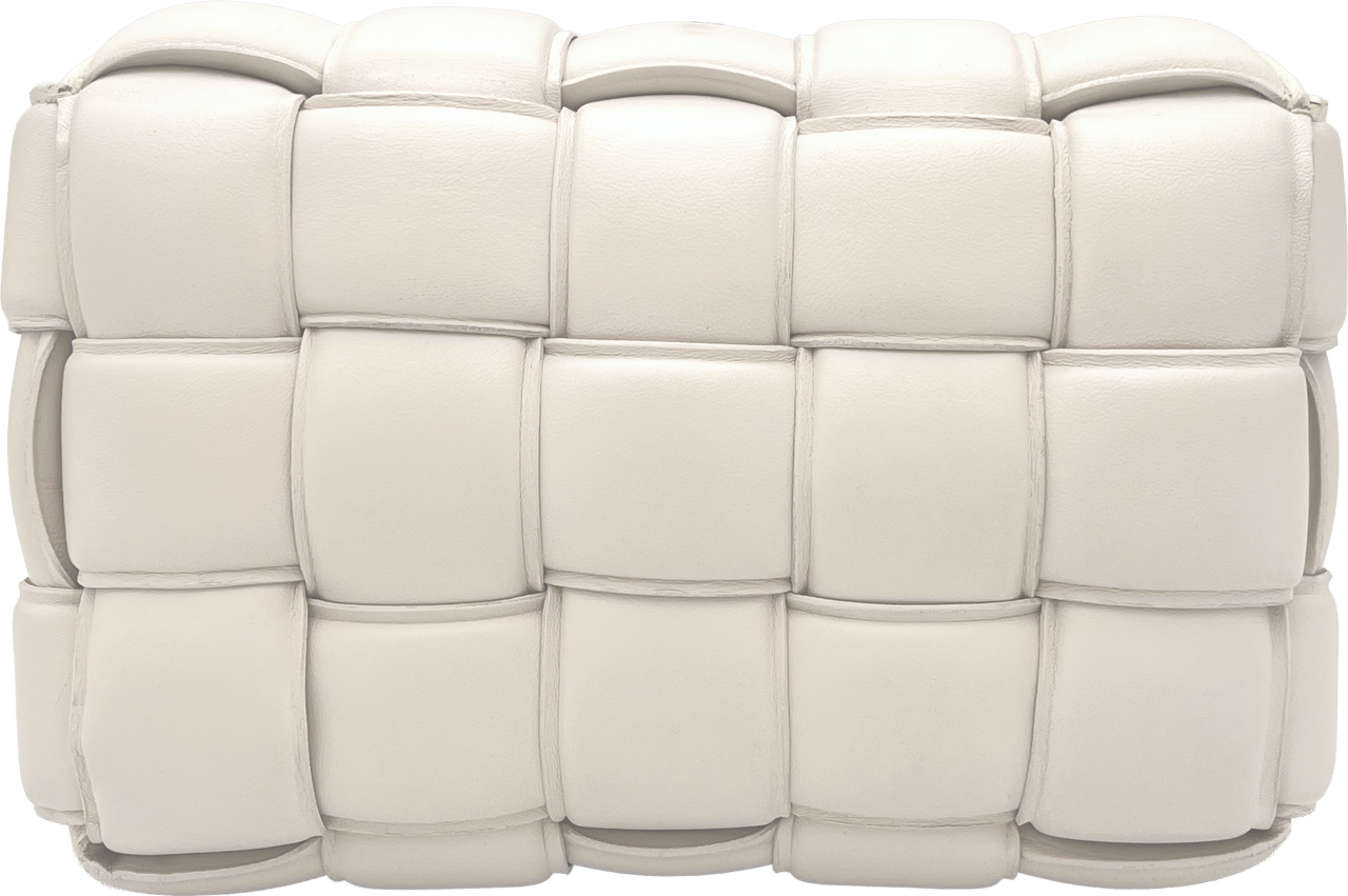 Bottega Veneta Bottega Veneta Padded Cassette - Off-White Wit