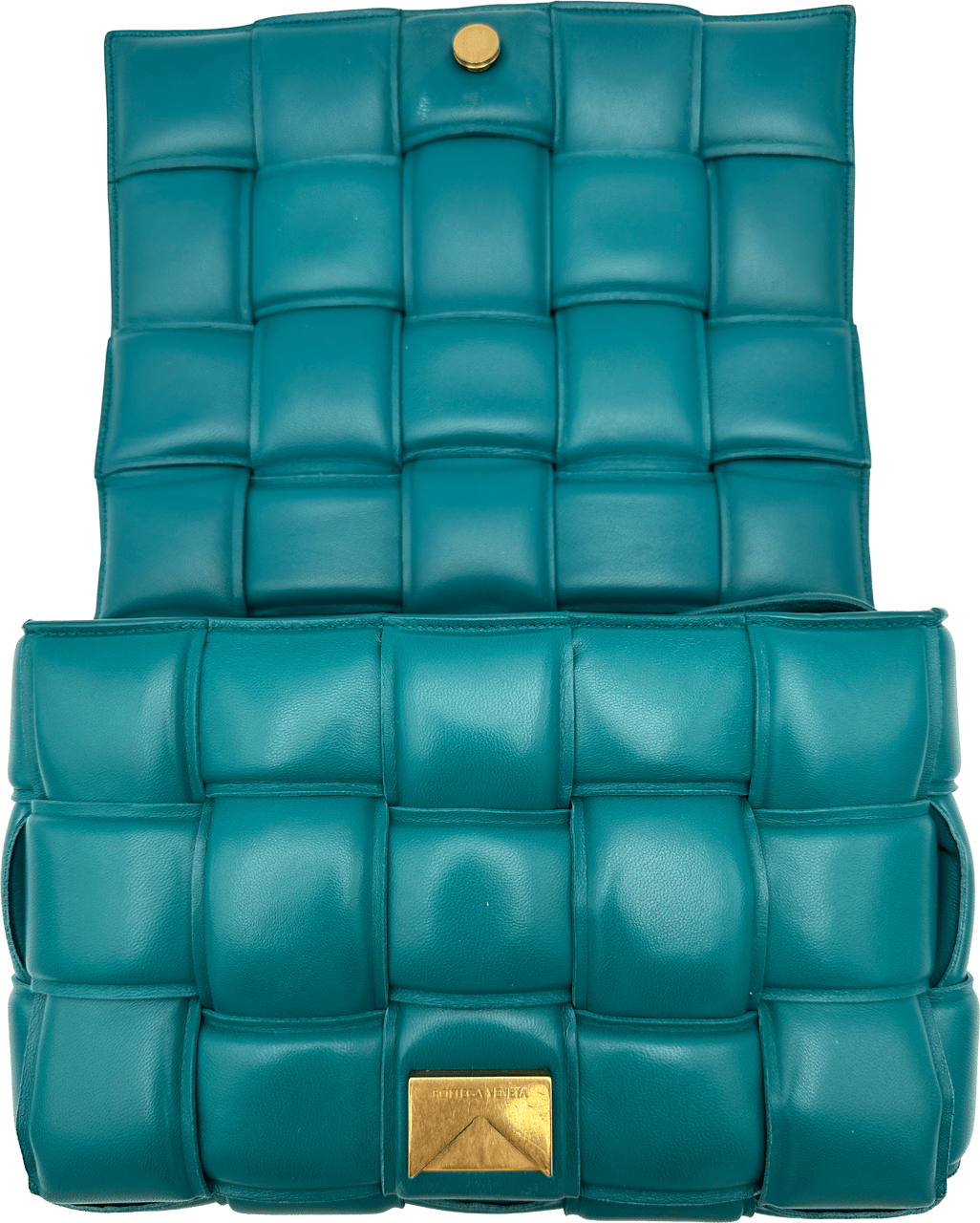 Bottega Veneta Bottega Veneta Padded Cassette - Bluegreen Groen