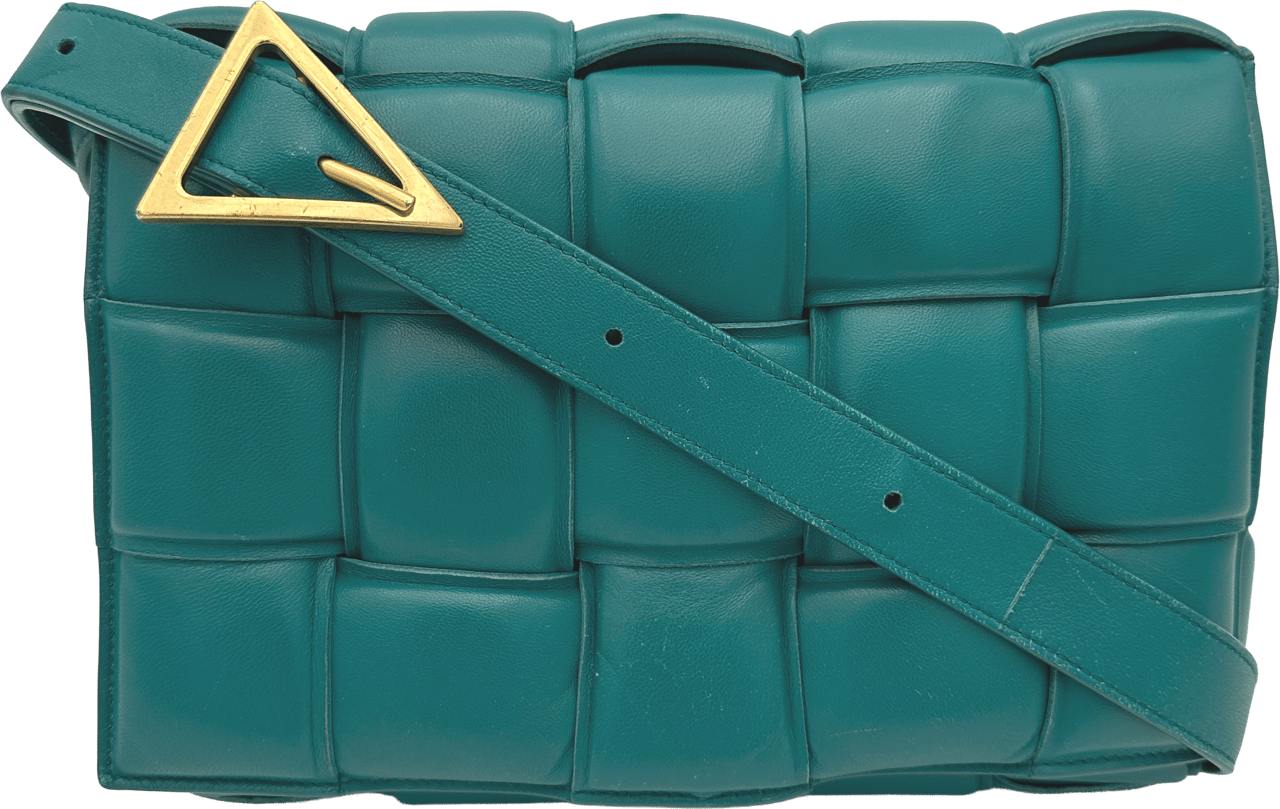 Bottega Veneta Bottega Veneta Padded Cassette - Bluegreen Groen