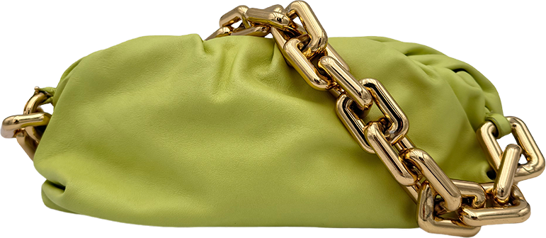 Bottega Veneta Bottega Veneta Pouch Chain - Lemongrass Groen