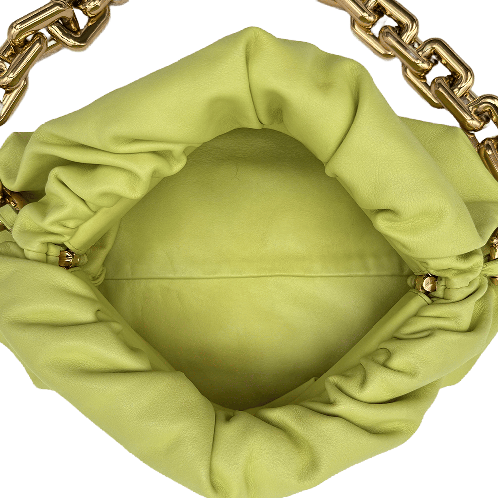 Bottega Veneta Bottega Veneta Pouch Chain - Lemongrass Groen