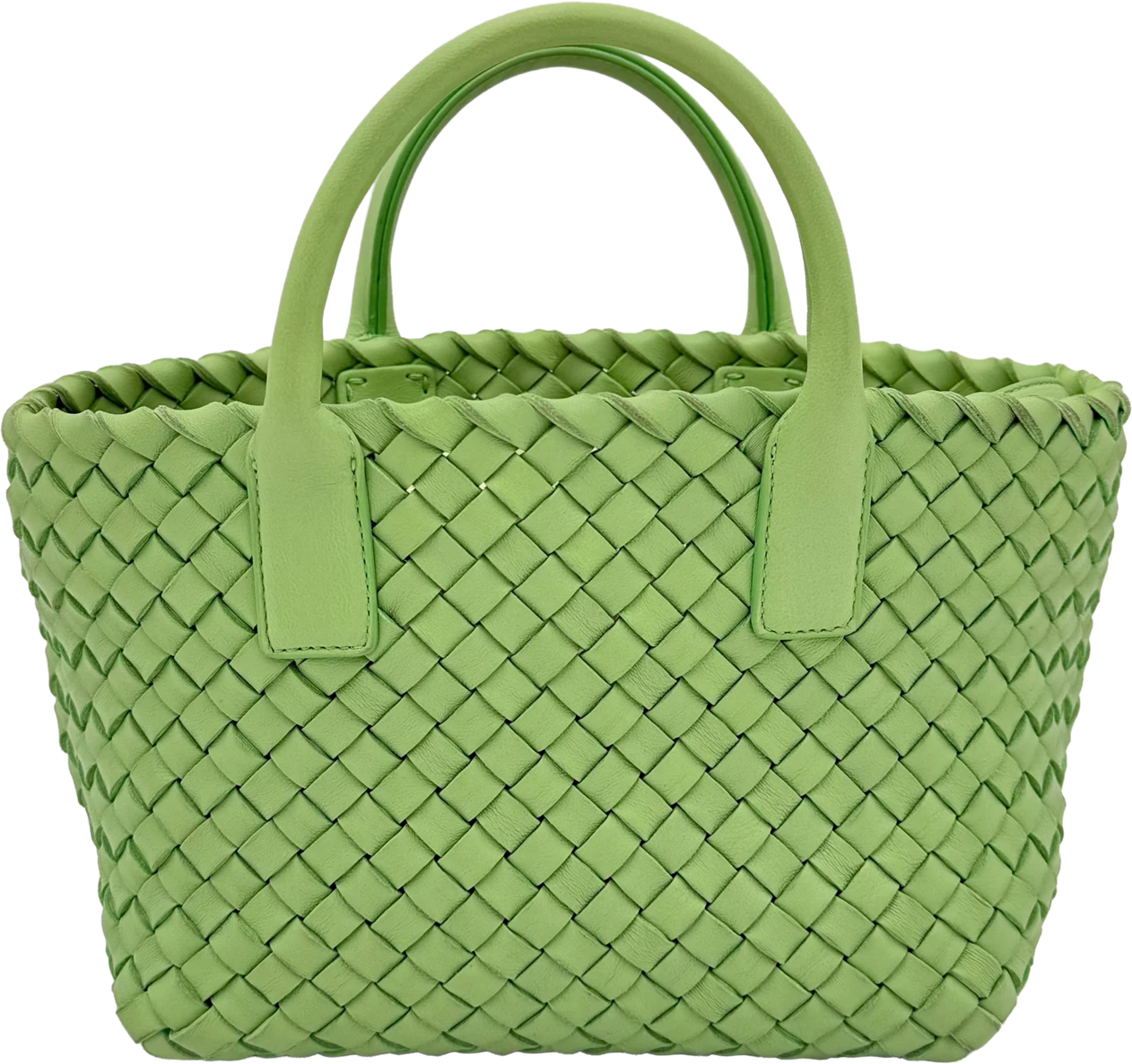 Bottega Veneta Bottega Veneta Mini Cabat - Green Groen