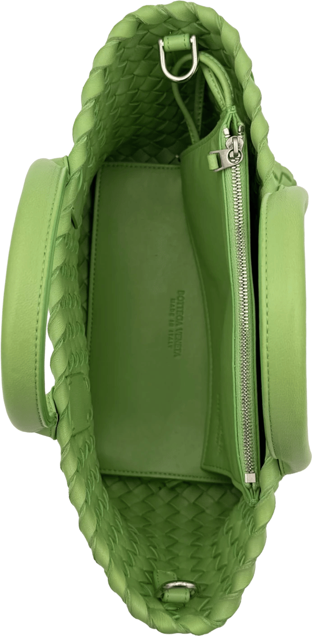 Bottega Veneta Bottega Veneta Mini Cabat - Green Groen