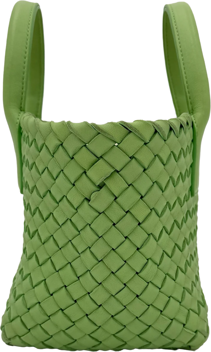 Bottega Veneta Bottega Veneta Mini Cabat - Green Groen