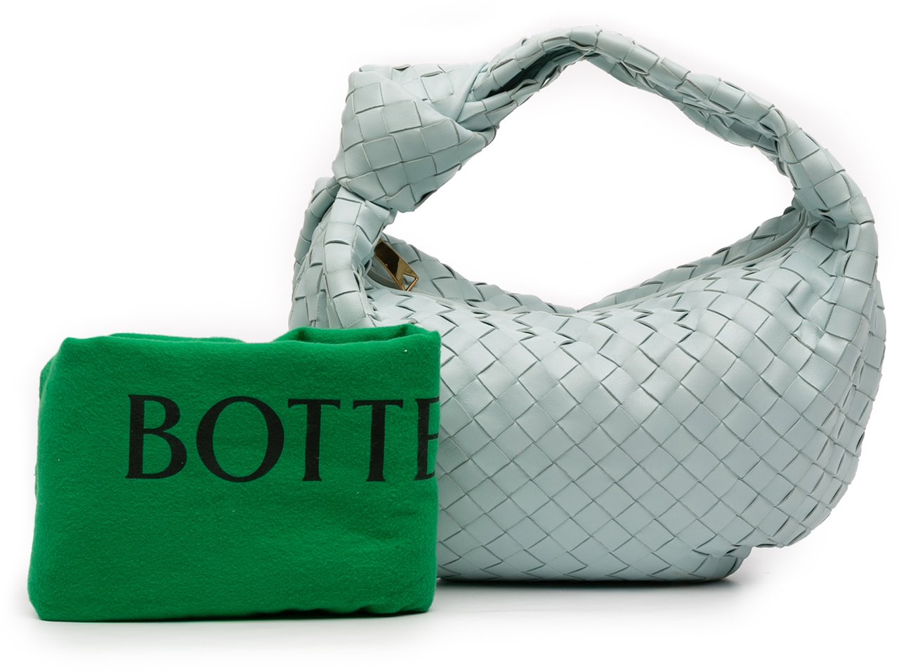 Bottega Veneta Teen Nappa Intrecciato Jodie Blauw