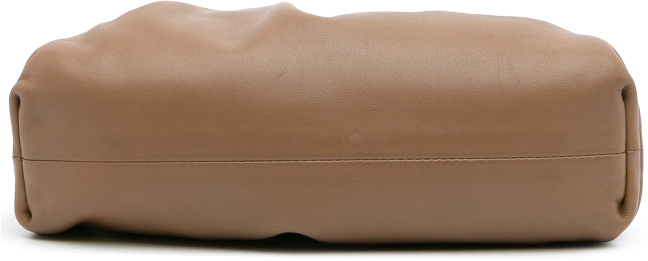 Bottega Veneta Lambskin The Mini Pouch Crossbody Bruin