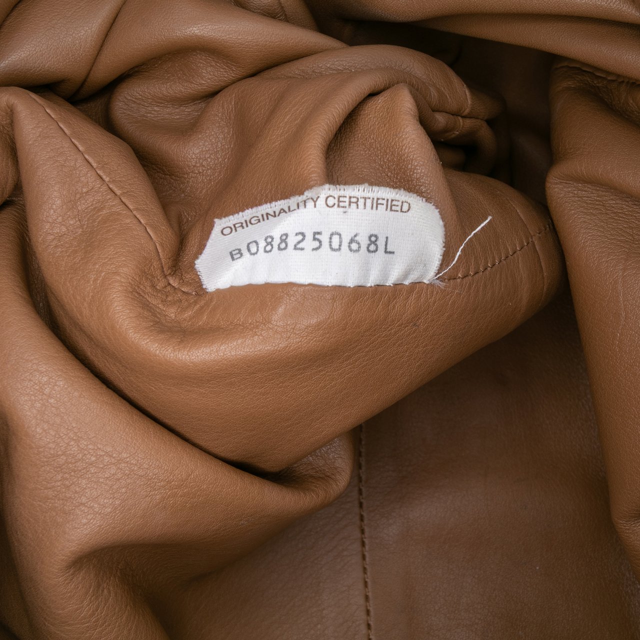 Bottega Veneta Lambskin The Mini Pouch Crossbody Bruin