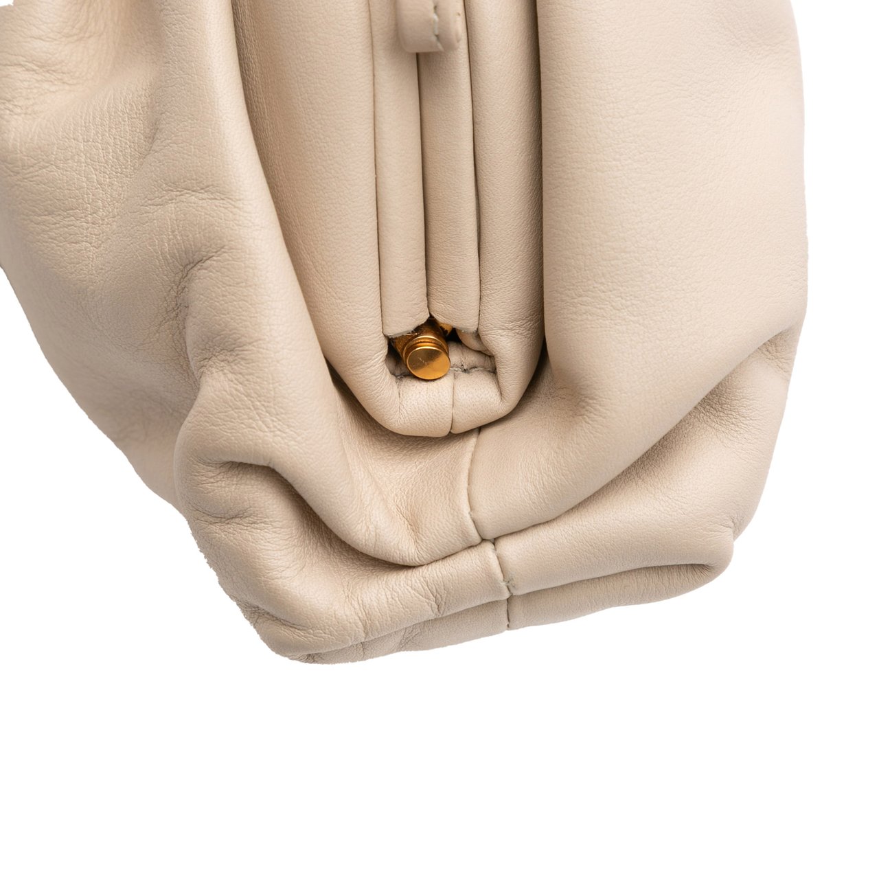 Bottega Veneta Lambskin The Mini Pouch Crossbody Wit